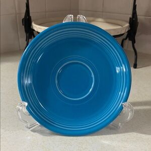 Fiestaware Retired Peacock Classic Rim 5 7/8 Inch Saucer